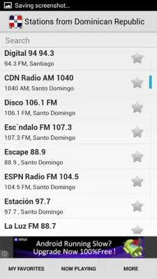 Radio Dominican Republic android App screenshot 1